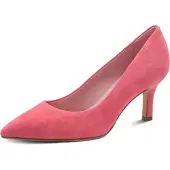 Tamaris Damen Pumps Leder, pink, 37 EU