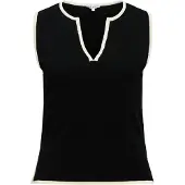 Object Ärmelloses Strickoberteil Schwarz XS