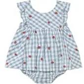 Mayoral Sommerkleid 1814 Himmelblau Regular Fit