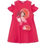 Mayoral Sommerkleid 3941 Rot Regular Fit