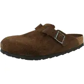 Birkenstock Boston Bs Suede Leather Holzschuhe