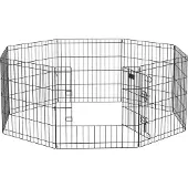 PawHut Welpenauslauf Metall 61 x 4 x 61cm