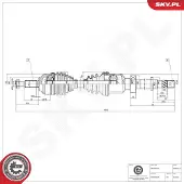 ESEN SKV Antriebswelle 40SKV413