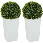 HOMCOM Kunstpflanze-Ø32 x 65H cm-Grün | Gr.: onesize