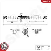 ESEN SKV Antriebswelle 76SKV169
