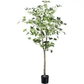 Creativ Green Kunstpflanze "Gingkobaum" mit detailgetreuem Blattwerk
