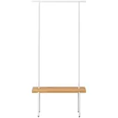 Weld & co Garderobe Eiche 01 S 90 x 40 x 190 weiß