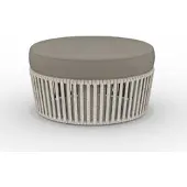 Vermobil Outdoor Puff/Hocker Daisy Rope schlamm taupe
