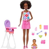 Barbie Family & Friends Doll and Accessories, Modepuppe, Weiblich, 3 Jahr(e), Junge/Mädchen, 275 mm, Mehrfarbig