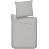 Modern Living Bettwäsche Stone Washed Uni XL Hellgrau ca. 155x220cm