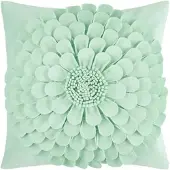 Momax Zierkissen Flora Mintgrün ca. 45x45cm