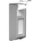 Gelzenleuchter UNIversal-Spender mit kurzem Bedienungshebel UNI05V , Aluminium-Gehäuse, mattsilber eloxiert