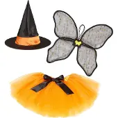 Widmann FEENHEXE (Tutu, Flügel, Hut)