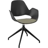 Houe Schreibtischstuhl FALK Aluminium schwarz beige