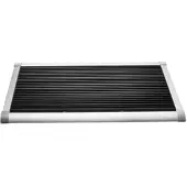 Rizz - Fußmatte Outdoor 90 × 60 cm, silber