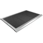 Rizz Outdoor-Fußmatte New Standard grau, Designer Trudie Zuiddam/WELL design, 90x2.2x60 cm
