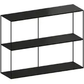 Zeus Sideboard Slim Irony kupferschwarz, Sandeffekt, Designer Maurizio Peregalli, 124x82x31 cm