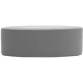 Softline Hocker Bon-Bon hellgrau, Designer busk+hertzog, 100x33x40 cm