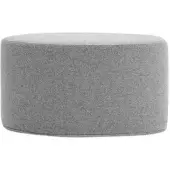 Softline Hocker Bon-Bon hellgrau, Designer busk+hertzog, 60x33x30 cm