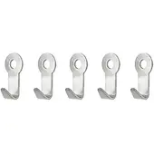 Schönbuch Mantelhaken Edelstahl gebürstet silber, Designer Apartment 8, 2x4x1.8 cm