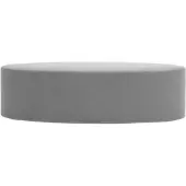 Softline Hocker Bon-Bon hellgrau, Designer busk+hertzog, 120x33x50 cm