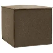 Softline Hocker Space Filz mocca braun, 45x41x45 cm