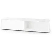 Piure Sideboard Nex Pur MDF weiß matt lackiert, Designer Studio , 180x40x48 cm