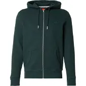Superdry für Herren. M2014128A Essential Logo Kapuzenjacke mit Reißverschluss in Grün (XL), Lässig, Baumwolle