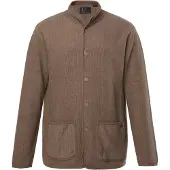 JP 1880 Strickjacke in khakibraun | Gr.: 6XL