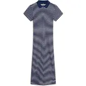 Tommy Hilfiger Women's Lyocell Pique Midi Polo DRS WW0WW48745, Blue, M