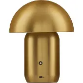 Lyora Design-Tischleuchte Pois Wiederaufladbares Gold