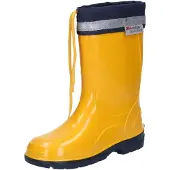 Bockstiegel Kinder Gummistiefel Regenstiefel Kim Uni – Kinderstiefel Gummi Stiefel Mädchen Jungen in Gelb Größe 22
