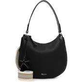 Tamaris Beuteltasche "Beutel TAS Kea", Damen, Gr. B/H/T: 30cm x 24cm x 3cm 0, schwarz (schwarz 100), Polyester, Taschen Beuteltasche