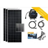 OSNATECH Balkonkraftwerk Mini-PV-Set Flex L-3 (3x 310 W) COMPLETE PLUS Balkon-Solaranlage