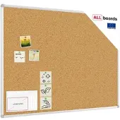 Allboards Pinnwand mit Alurahmen 120x90cm