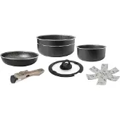 Brunner Pirate Mini, Topf-Set, Aluminium, 2,5 l, Schwarz, Braun, 2,34 kg