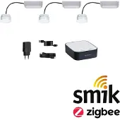 Paulmann Bundle Smart Home smik Gateway + LED Coin RGBW