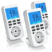 Bearware Zeitschaltuhr programmierbar mit LCD Display Steckdosen Timer / max 3680W