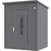 PRIMEYARD 180 x 158 cm Gerätehaus, anthrazit - (GFPV00909)
