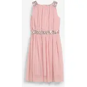 Bonprix Chiffonkleid aus Chiffon, mit elastischem Bündchen, gefüttert