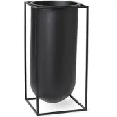 Audo Kubus vase Nolia, black