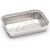 Monouso - Aluschalen Rechteckig 580ml 18,5x13,5x3cm (125 Stück)