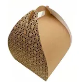 Monouso - Kraft Schmetterlingsbox für hohe Torten 28x28x32cm (25 Stück)