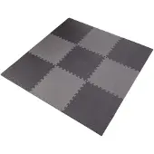 HMS Puzzle-Mattenset 9-teilig 180x180cm Bodenschutzmatte Fitnessmatte 12mm