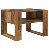 vidaXL Couchtisch Altholz 66 x 53 x 45 cm Holzwerkstoff