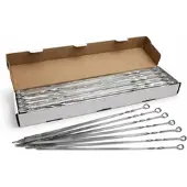 Grillpeter Schaschlik Spieße 50er Pack Schampura 50cm Edelstahl 1.5mm Mangal