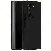 Accezz Samsung Galaxy Z Fold 5 Hülle - Silikon - - Backcover/Soft Case - Schwarz
