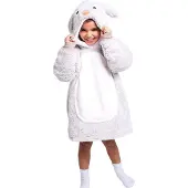 Noxxiez Hoodie Kuscheltrui Kaninchen Kinder 3-6 Jahre Fleece warm