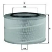MAHLE ORIGINAL Luftfilter LX 507