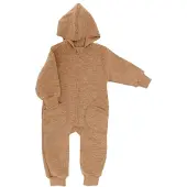 Engel - Baby-Overall mit Kapuze und Reißverschluss - Overall Gr 110/116 beige
